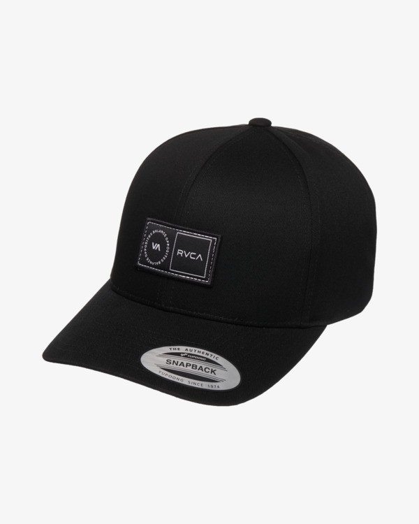 0 Platform - Snapback-Cap f&uuml;r M&auml;nner Schwarz EVYHA03015 RVCA