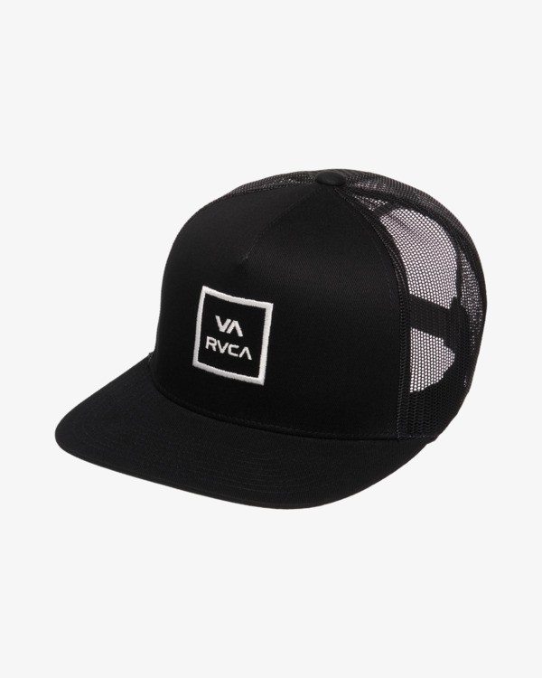 0 Va All The Way - Bon&eacute; Trucker para Homem Preto EVYHA03016 RVCA