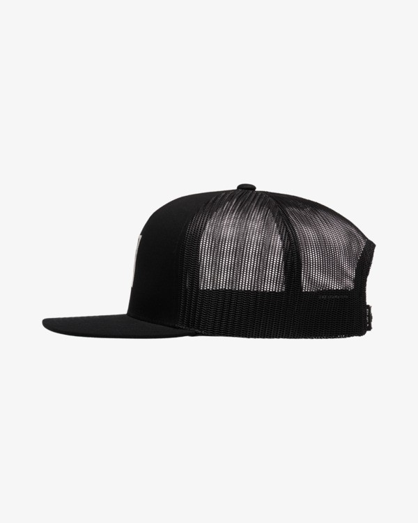 1 Va All The Way - Bon&eacute; Trucker para Homem Preto EVYHA03016 RVCA