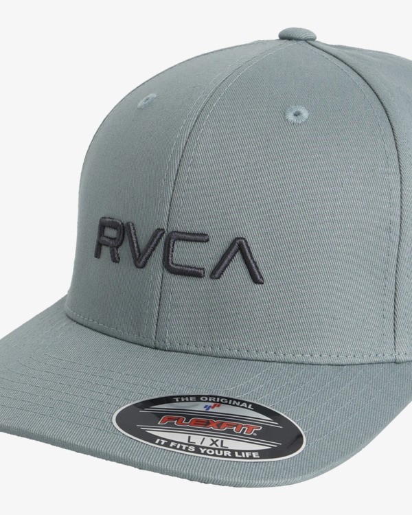 4 RVCA Flex Fit - Flexfit-Kappe f&uuml;r M&auml;nner Grau EVYHA03021 RVCA