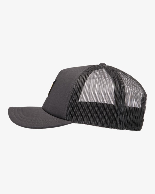 1 Dayshift Foamy - Truckerkappe f&uuml;r M&auml;nner Schwarz EVYHA03022 RVCA