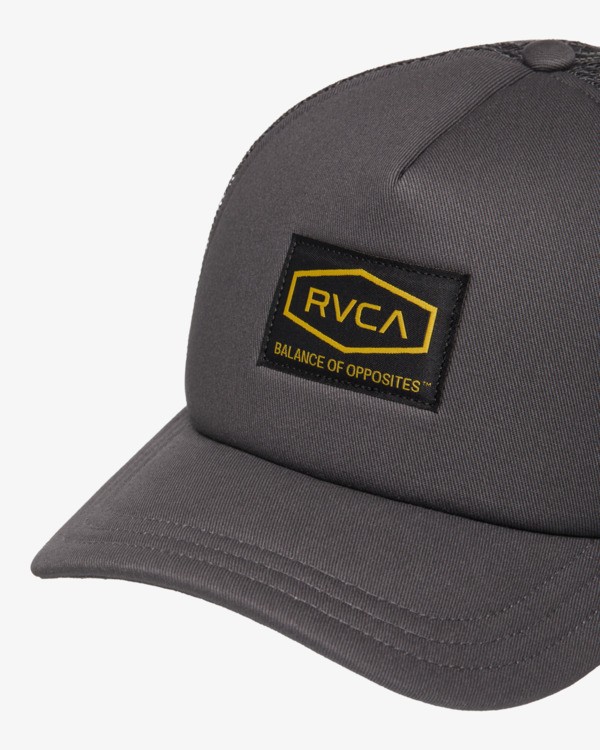 2 Dayshift Foamy - Truckerkappe f&uuml;r M&auml;nner Schwarz EVYHA03022 RVCA