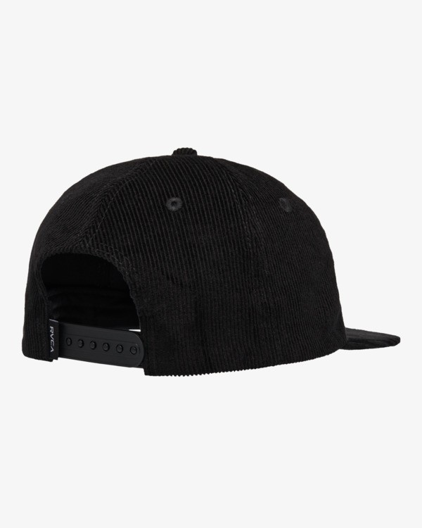 3 Big RVCA - Snapback-Cap f&uuml;r M&auml;nner Schwarz EVYHA03023 RVCA