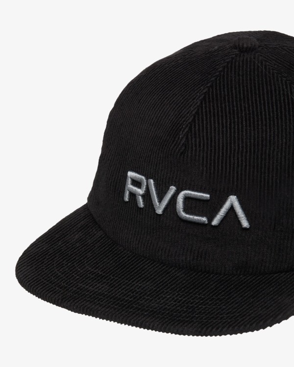 2 Big RVCA - Snapback-Cap f&uuml;r M&auml;nner Schwarz EVYHA03023 RVCA