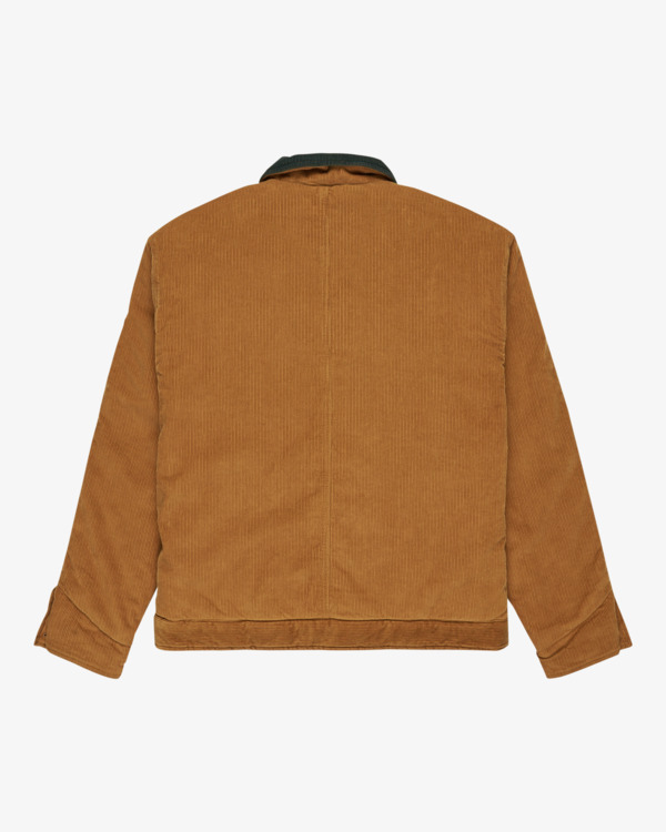 1 Post Dayshift Cord - Jacket With Flannel Lining for Men Brown EVYJK00101 RVCA