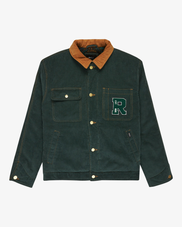 0 Post Dayshift Cord Green EVYJK00101 RVCA