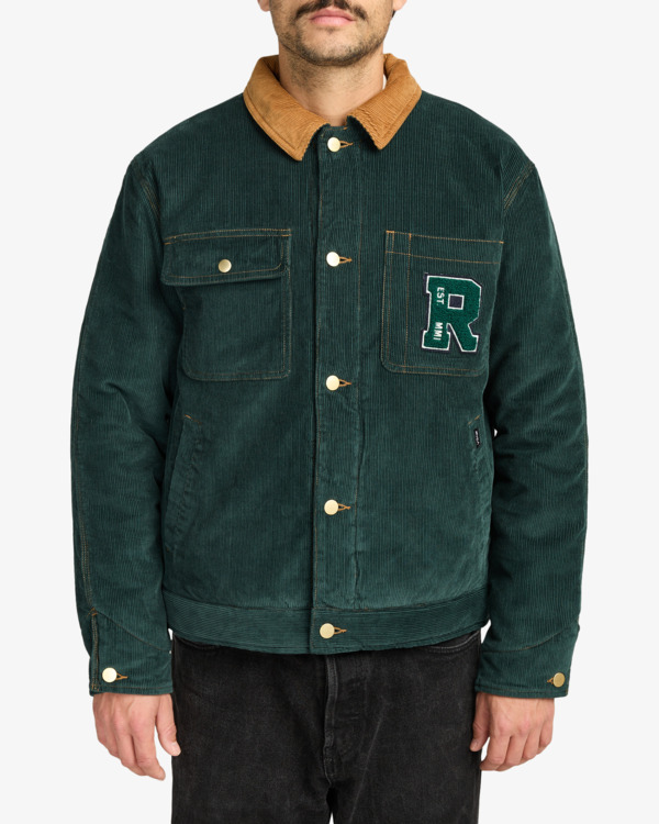 2 Post Dayshift Cord Green EVYJK00101 RVCA