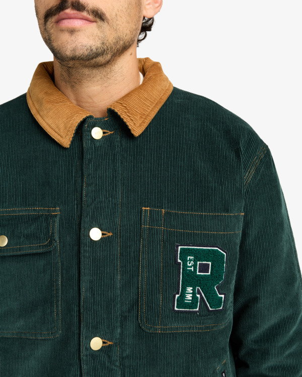 4 Post Dayshift Cord Green EVYJK00101 RVCA