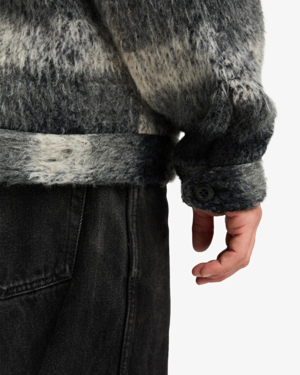 5 Dayshift Zip Flannel - Jackets for Men Black EVYJK00103 RVCA