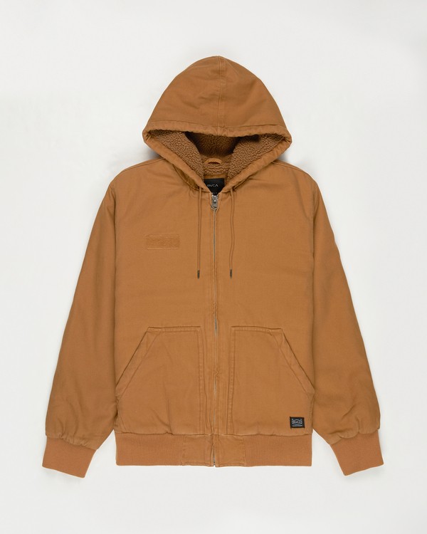 0 Fallout Hooded Castanho EVYJK00104 RVCA