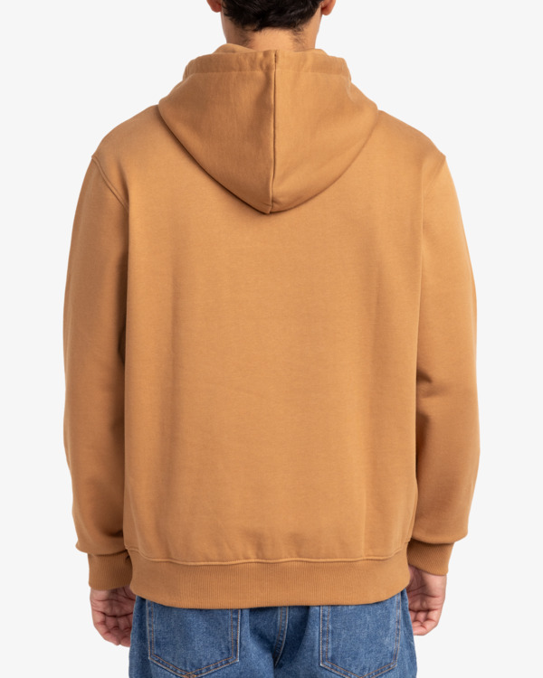 1 Scorched Lands - Pullover con cappuccio da Uomo Brown EVYSF00116 RVCA