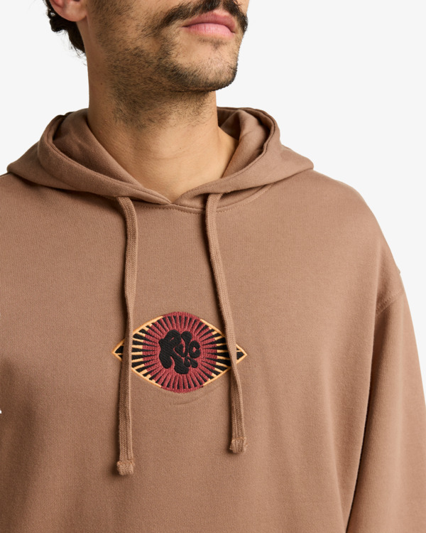 4 Jupiter - Pullover Hoodie for Men Brown EVYSF00125 RVCA