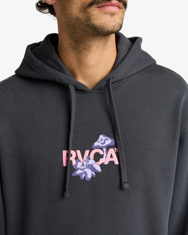 5 Natural Network - Sudadera con capucha para Hombre Negro EVYSF00126 RVCA