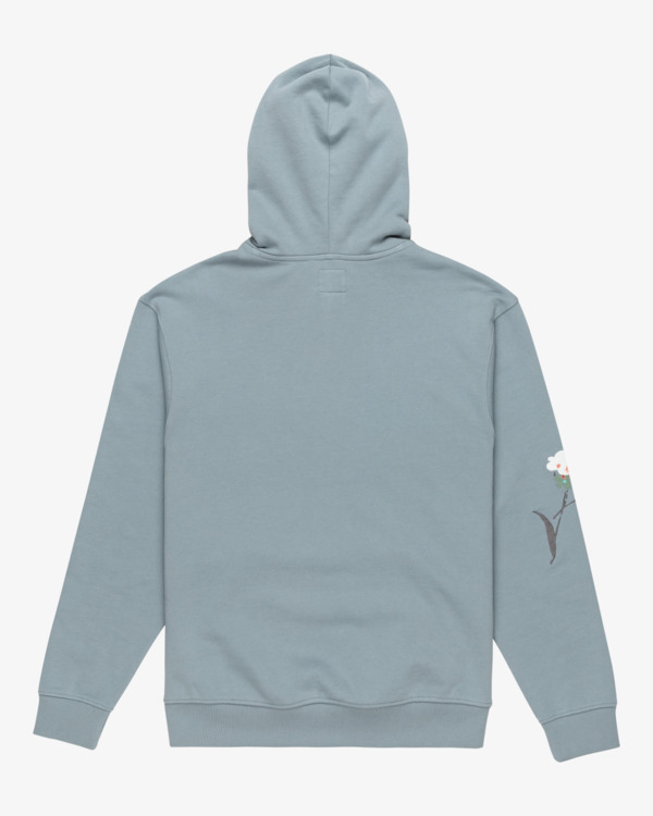 1 Scorched - Pullover Hoodie for Men Grey EVYSF00127 RVCA