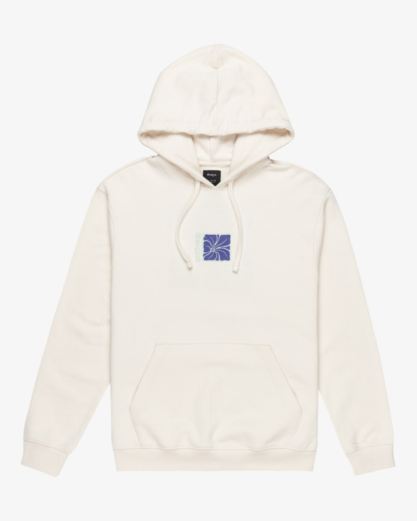 0 Hibiscus Stamp - Sweat à capuche pour Homme Blanc EVYSF00130 RVCA