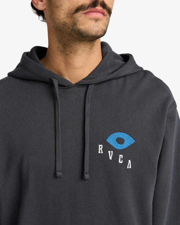 4 Keep Growing - Pullover Hoodie for Men Black EVYSF00131 RVCA