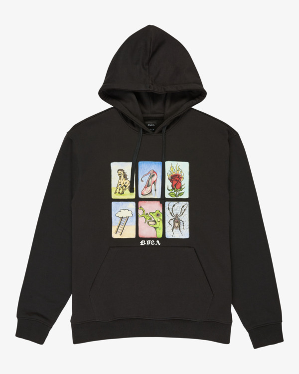0 Ksl - Kapuzenpulli für Männer Schwarz EVYSF00134 RVCA
