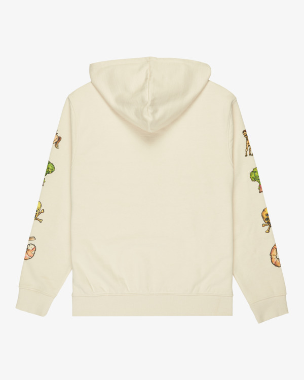1 Ksl - Sweat à capuche pour Homme Blanc EVYSF00134 RVCA