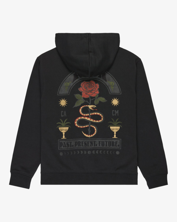 1 Roses Poster - Hoodie for Men Black EVYSF00135 RVCA