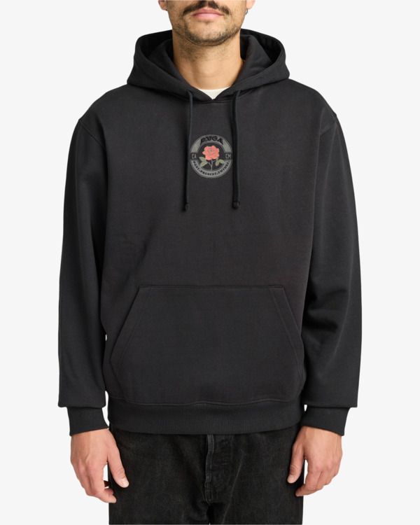 2 Roses Poster - Hoodie for Men Black EVYSF00135 RVCA
