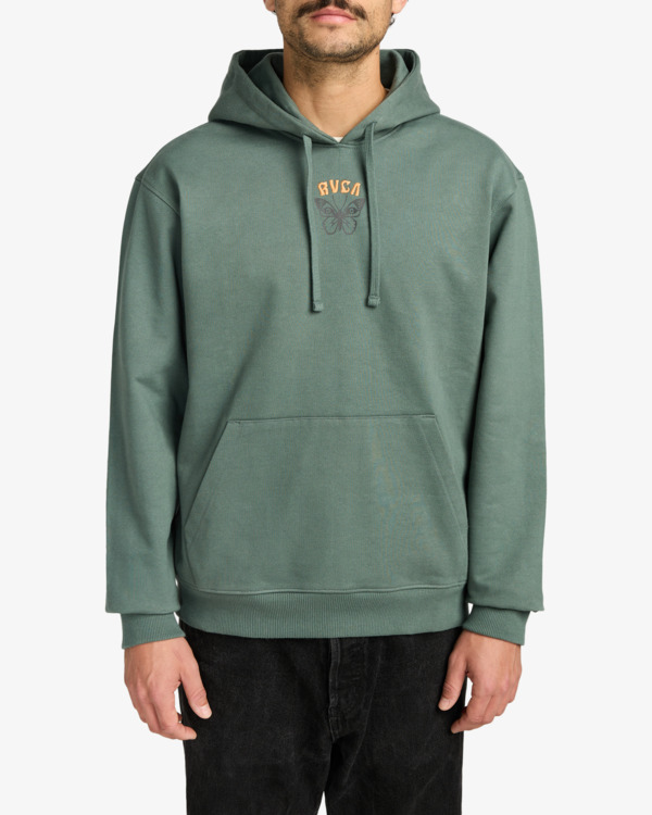 2 Butterfly Poster - Hoodie for Men Green EVYSF00136 RVCA