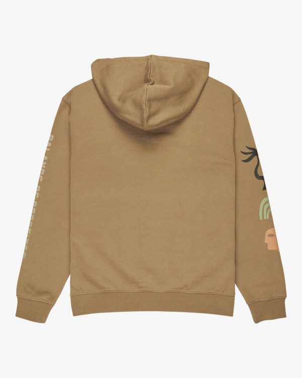 1 Deep Think - Hoodie for Men Beige EVYSF00138 RVCA