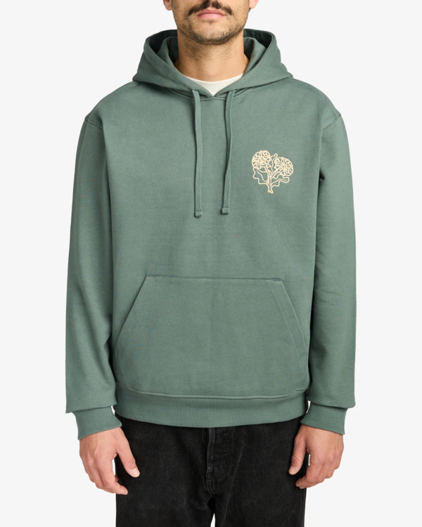 2 Flower Balance - Sweat pour Homme Vert EVYSF00139 RVCA