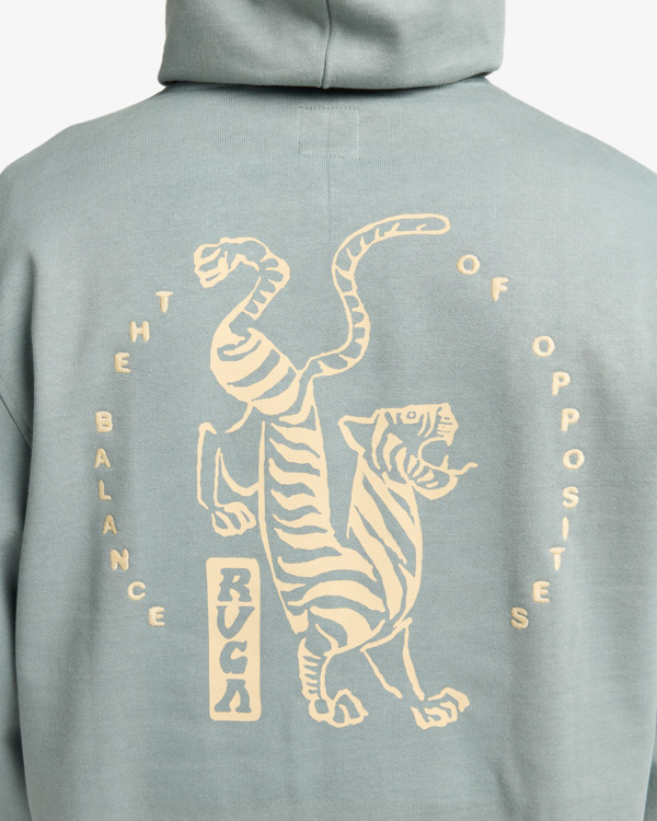 5 Balance Tiger - Sweat à capuche pour Homme Gris EVYSF00140 RVCA