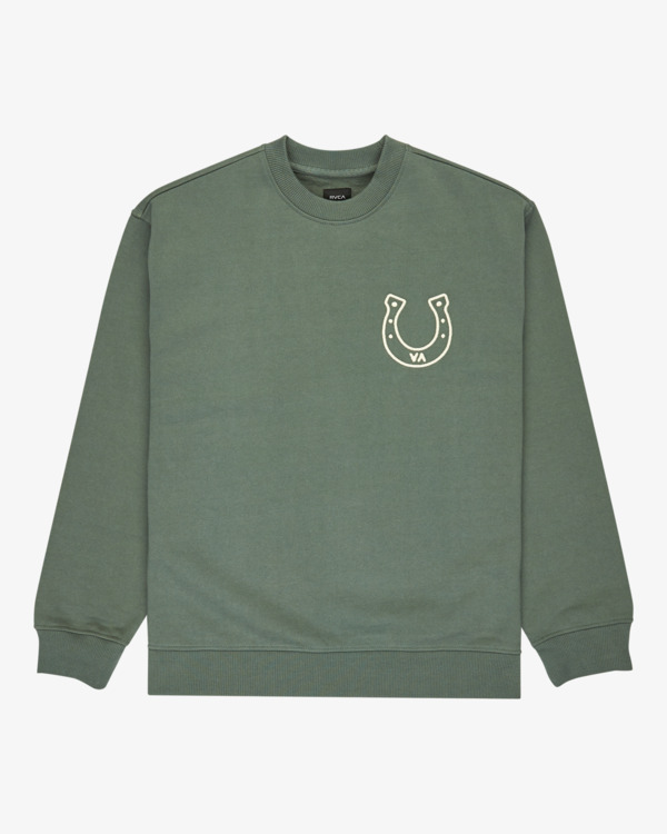 0 Lucky You - Sweatshirt for Men Green EVYSF00142 RVCA