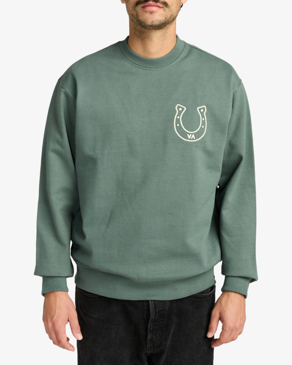 2 Lucky You - Sweatshirt for Men Green EVYSF00142 RVCA