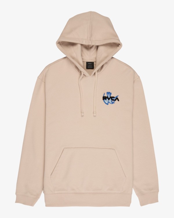 0 Antonia Figueiredo Love Birdsie - Kapuzenpulli f&uuml;r M&auml;nner Grau EVYSF00146 RVCA