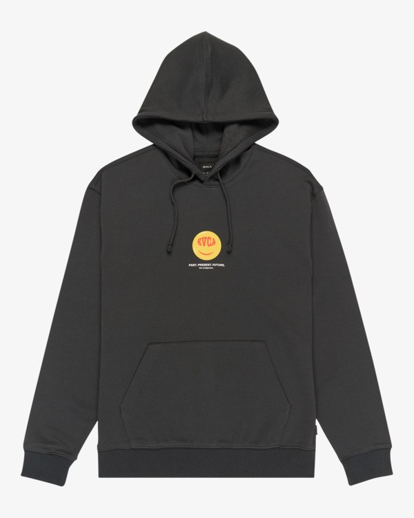 0 The Judgement - Sweat &agrave; capuche pour Homme Noir EVYSF00149 RVCA