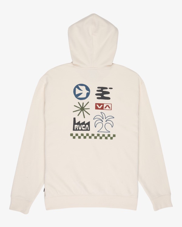 1 Mirage - Hoodie for Men White EVYSF00152 RVCA