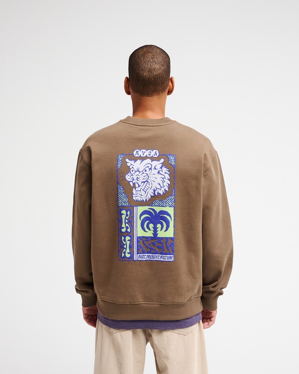 3 Dalas Tiger Palm Marron EVYSF00168 RVCA