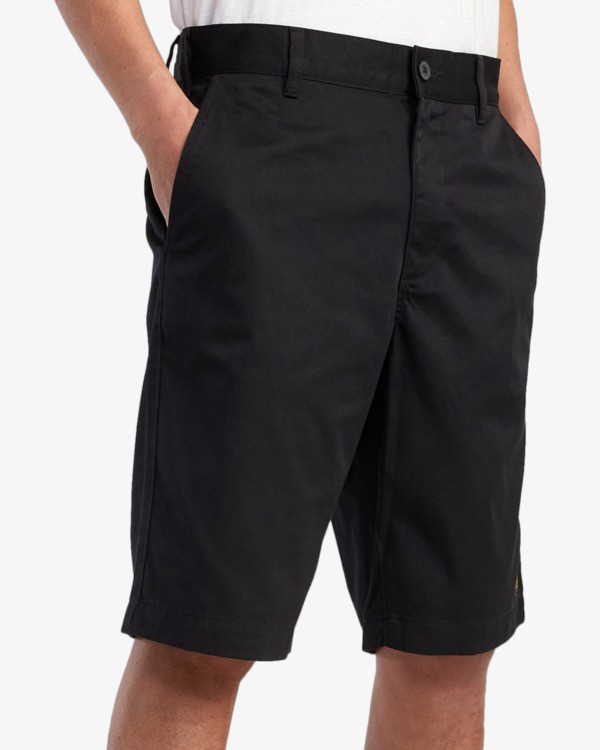 4 Americana - Relaxed Fit Shorts für Männer Schwarz EVYWS03001 RVCA