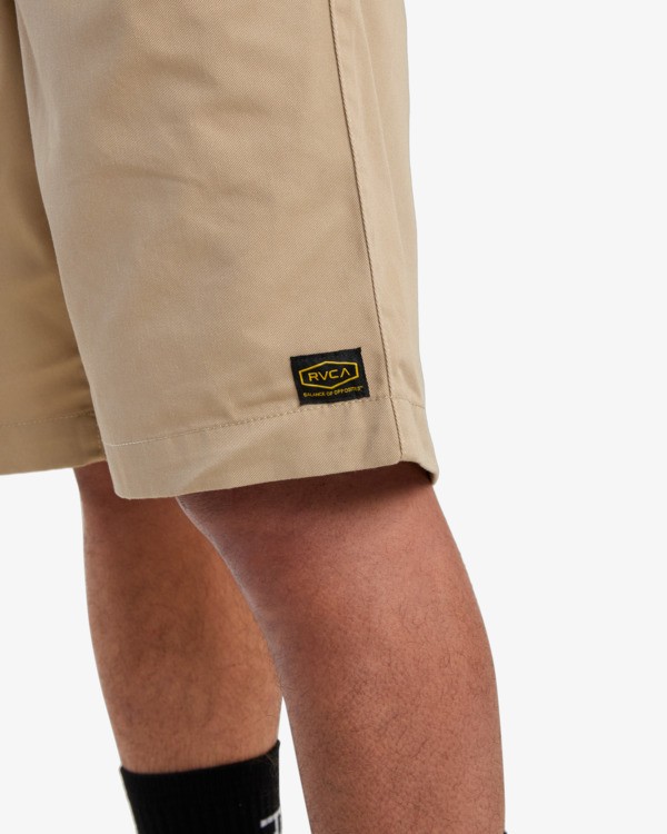 3 Americana - Relaxed Fit Shorts for Men Green EVYWS03001 RVCA