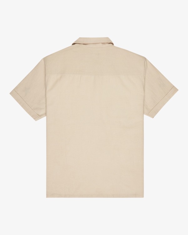 1 Antonia Figueiredo Elements - Short Sleeve Shirt for Men Grey EVYWT03002 RVCA