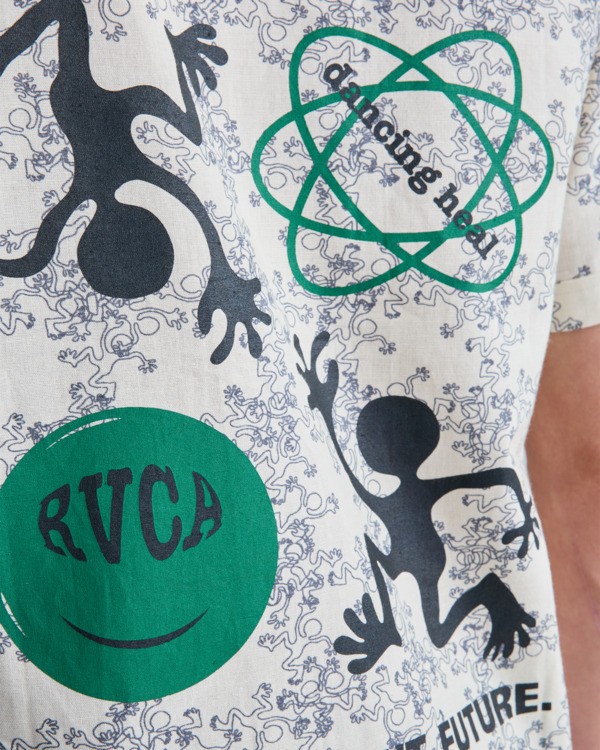 6 Judgement - Chemise manches courtes pour Homme Blanc EVYWT03006 RVCA