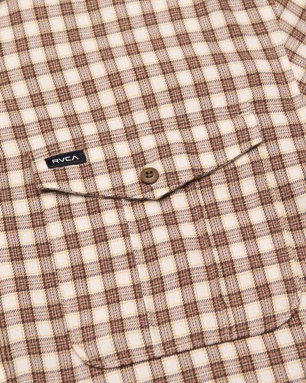 10 Hugues Micro Check Oranssi EVYWT03008 RVCA