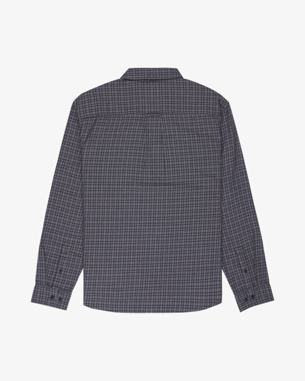 1 Hugues Micro Check Blue EVYWT03008 RVCA