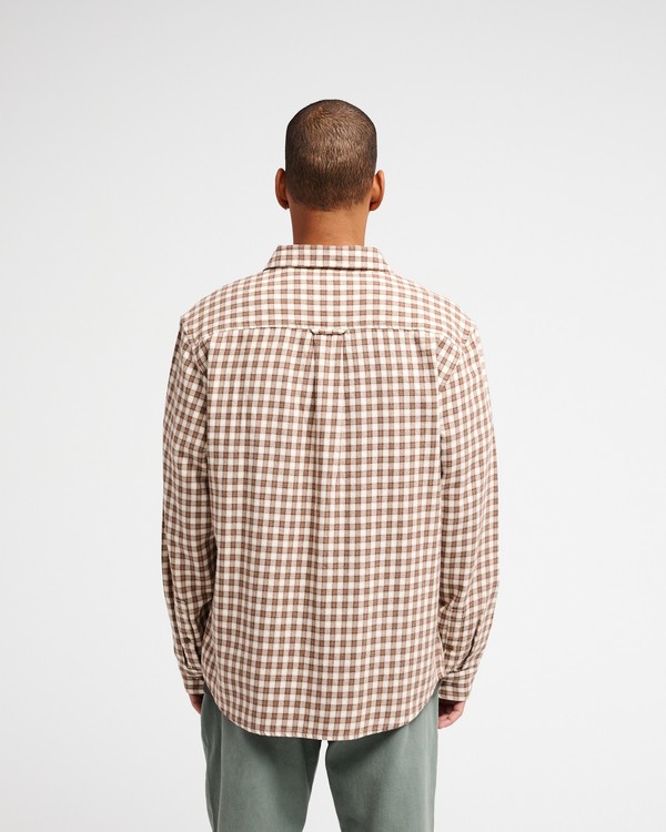 3 Hugues Micro Check Oranssi EVYWT03008 RVCA
