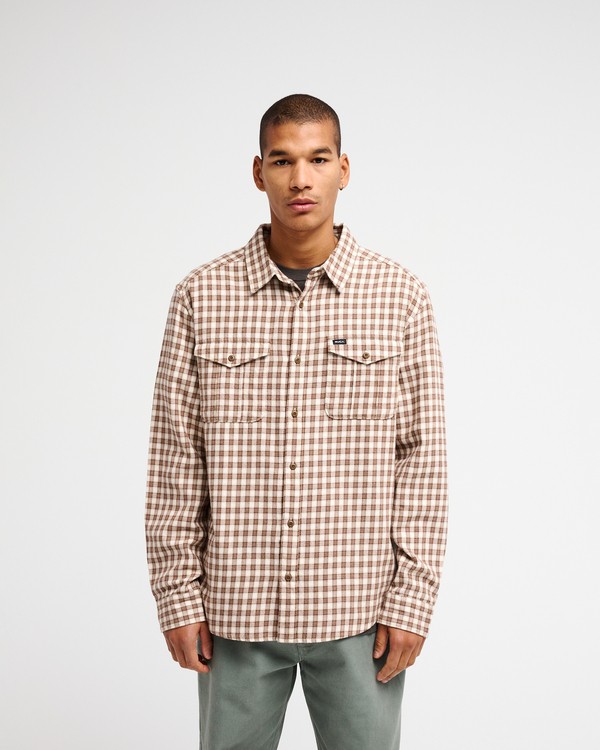 2 Hugues Micro Check Oranssi EVYWT03008 RVCA