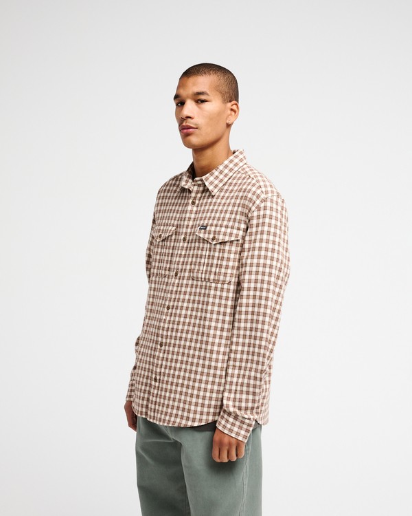 5 Hugues Micro Check Oranssi EVYWT03008 RVCA