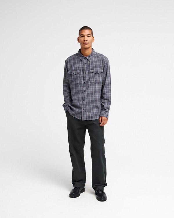 5 Hugues Micro Check Blue EVYWT03008 RVCA