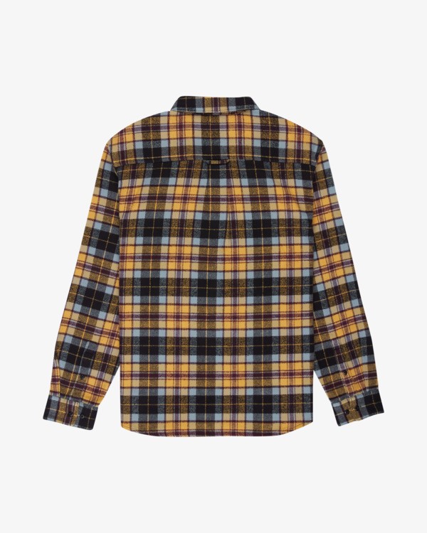1 Hugues Heavy Flannel Orange EVYWT03009 RVCA