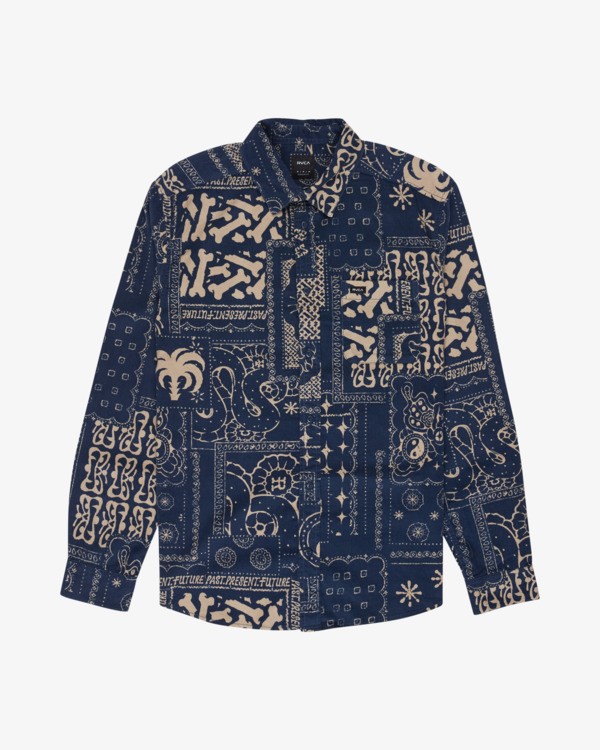 0 Dalas Patchwork Bleu EVYWT03012 RVCA