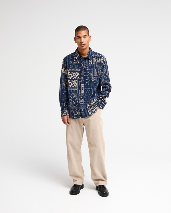 5 Dalas Patchwork Bleu EVYWT03012 RVCA