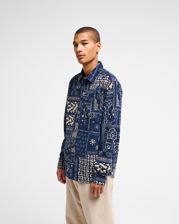 4 Dalas Patchwork Bleu EVYWT03012 RVCA