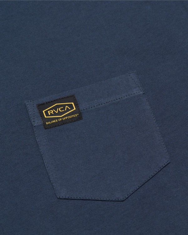 2 Americana Pocket - Short Sleeve T-Shirt for Men Blue EVYZT00127 RVCA