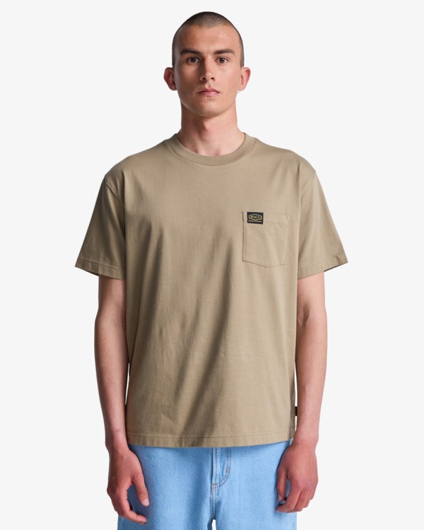2 Americana Pocket - Maglietta a maniche corte da Uomo Beige EVYZT00127 RVCA